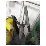 Barrel & Pump w/Approx.. 1/3 Full of Full Synthetic 5W-40 Diesel Oil