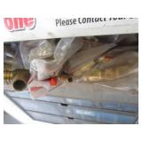 Wall Cabinet of Automotive Bulbs & Air Brake Fittings