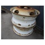 (2) Semi Wheels