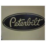 Peterbilt Steel Sign 10"x24"