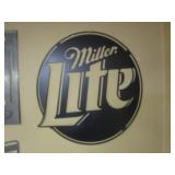 Miller Lite Steel Sign 22"x24"