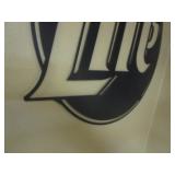 Miller Lite Steel Sign 22"x24"