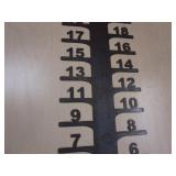 Snowfall Measuring Steel Stake 8"x41"