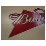 Budweiser Steel Sign 7"x18"
