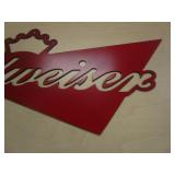 Budweiser Steel Sign 7"x18"