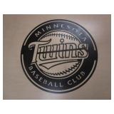 Twins Steel Sign 18"