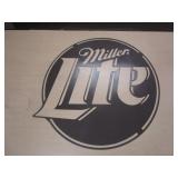 Miller Lite Steel Sign 22"x24"