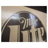 Miller Lite Steel Sign 22"x24"