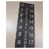 Beer Drinking Score Can Holder 10"x34"