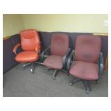 (3) Office Chairs