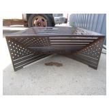 American Flag Steel Fire Pit 3