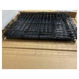 Vibrant Life Single-Door Folding Dog Crate with Divider, 24"