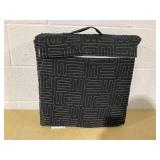 Mainstays 7 Piece Reversible Bed in a Bag Comforter Set with Sheets, Black, Queen