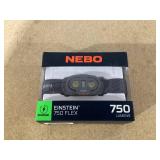 NEBO Einstein 750 Lumen LED Gray Flex Headlamp
