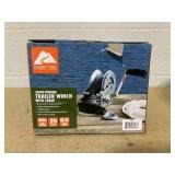 Ozark Trail 2000 lb Carbon Steel Trailer Winch with Strap, BT6178