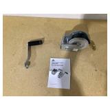 Ozark Trail 2000 lb Carbon Steel Trailer Winch with Strap, BT6178