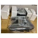 AKKON - Fits 2018-2020 Ford F150 Pickup [Full LED] Projector Black Headlight