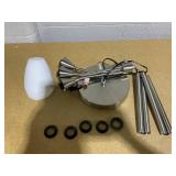 Simplee Adesso 67" Adjustable 5 Lite Brushed Steel Metal Floor Lamp