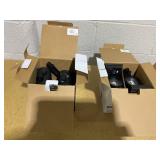 LOT OF 2 Better Homes & Gardens Taylor Solar Black Cast Metal Color Lock LED Landscape Spotlight, 150 Lumens