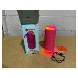 Onn Large Rugged Speaker with Bluetooth Wireless Technology and LED Lighting