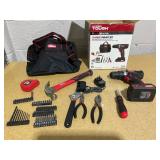 70PCS Hyper Tough 20V Max 1.5AH Project Kit with Cordless Drill