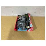 Kid Connection Giant Helicopter and Military Vehicles Toy Play Set, 57 Pieces