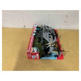 Kid Connection Giant Helicopter and Military Vehicles Toy Play Set, 57 Pieces