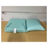 ARDEN 24.0-in x 24.0-in 2 -Piece Aqua Leala Deep seat patio chair cushion