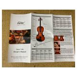 Eastar Kids & Adults 4/4 Violin Fiddle Set For Beginners with Hard Case, Rosin, Shoulder Rest, Bow, and Extra Strings