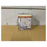 Berkshire Oversized Heated Throw with Auto Shut Off, 60"x70", Grey Plaid