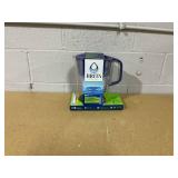 Brita Large 10 Cup Blue Tahoe Water Filter Pitcher with 1 Brita Elite Filter