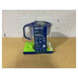 Brita Large 10 Cup Blue Tahoe Water Filter Pitcher with 1 Brita Elite Filter