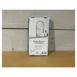 Better Homes & Gardens Elmont Single-Handle Spring Neck Pull Down Sprayer Kitchen Faucet, Satin Nickel