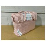 Mainstays Blush Pink 10 Piece Bed in a Bag Comforter Set with Sheets, Queen