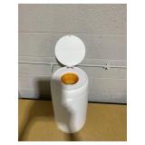 Munchkin FLEX Diaper Pail, Odor Control, Compact Size, Tap Lid to Open