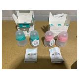 LOT OF 2 Nanobebe Anti-Colic Flexy Silicone Baby Bottles 9 oz