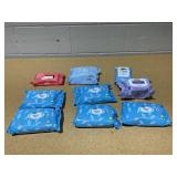 LOT OF 9 Miscellaneous Wipes