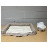 FurHaven Plush & Performance Linen Orthopedic Sofa Pet Bed for Dogs & Cats