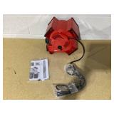 Lasko 11" X-Blower Multi-Position Utility Blower Fan with USB Port, Red, X12900, New