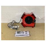 Lasko 11" X-Blower Multi-Position Utility Blower Fan with USB Port, Red, X12900, New