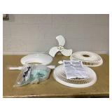 Lasko 16" Oscillating 3-Speed Pedestal Fan, White