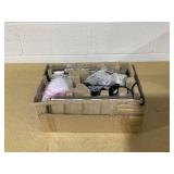 Simplee Adesso 67" Adjustable 5 Lite Brushed Steel Metal Floor Lamp