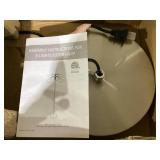 Simplee Adesso 67" Adjustable 5 Lite Brushed Steel Metal Floor Lamp