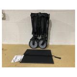 Ozark Trail Multi-Purpose Big Bucket Cart, Black Wagon, 24 inches in Height