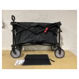 Ozark Trail Multi-Purpose Big Bucket Cart, Black Wagon, 24 inches in Height