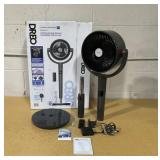 Dreo Quiet Osciallating Pedestal Fan, 9 Speeds, 3 Modes, 120°+120° Oscillating Quiet Fan for Bedroom, 80ft Standing Floor Fan with Remote, DC Motor 23db, 8H Timer, 37-42 inch Adjustable Height