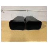 LOT OF 4 Rubbermaid 10.25 Gallon Plastic Office Trash Can