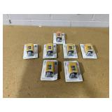 LOT OF 7 Leviton GFCI Outlet with Guidelight, 15 Amp, Self Test, Tamper-Resistant with LED Indicator Light