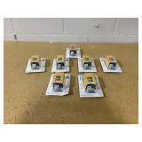 LOT OF 7 Leviton GFCI Outlet with Guidelight, 15 Amp, Self Test, Tamper-Resistant with LED Indicator Light