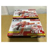 LOT OF 2 XSHOT Hyper Gel Trace Fire Blaster, Outdoor, (10,000 Hyper Gel Pellets) by ZURU